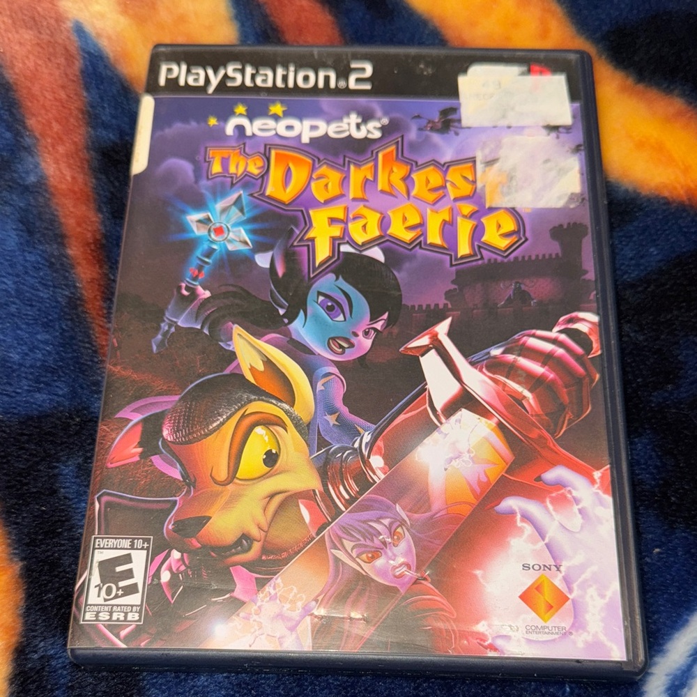 Sony PlayStation 2 Neopets: The Darkest Faerie - Black and Purple